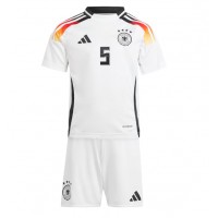 Fotbalové Dres Německo Pascal Gross #5 Dětské Domácí ME 2024 Krátký Rukáv (+ trenýrky)